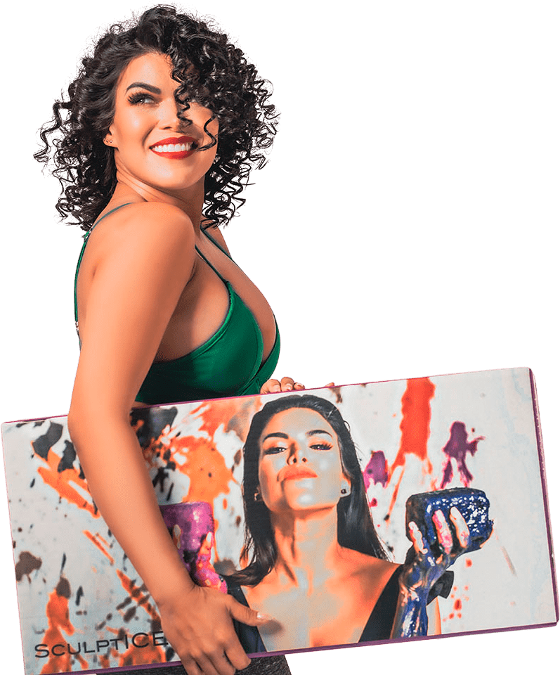 Ania Botero in SculptICE Christmas 2022